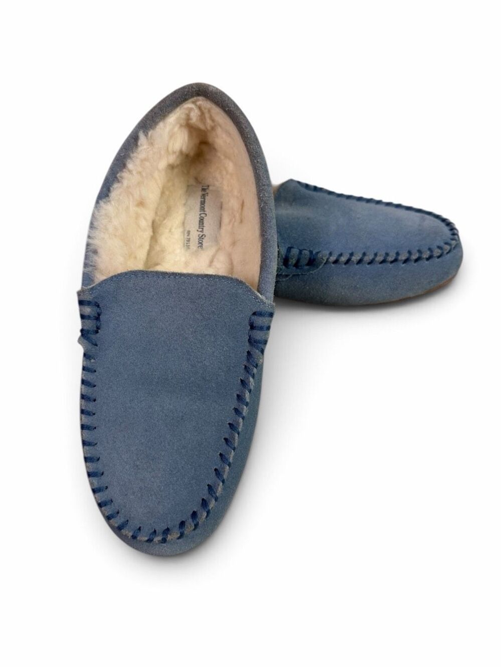 Vermont Country Store Women’s size 8 Australian Shearling Slip-On Moccasins